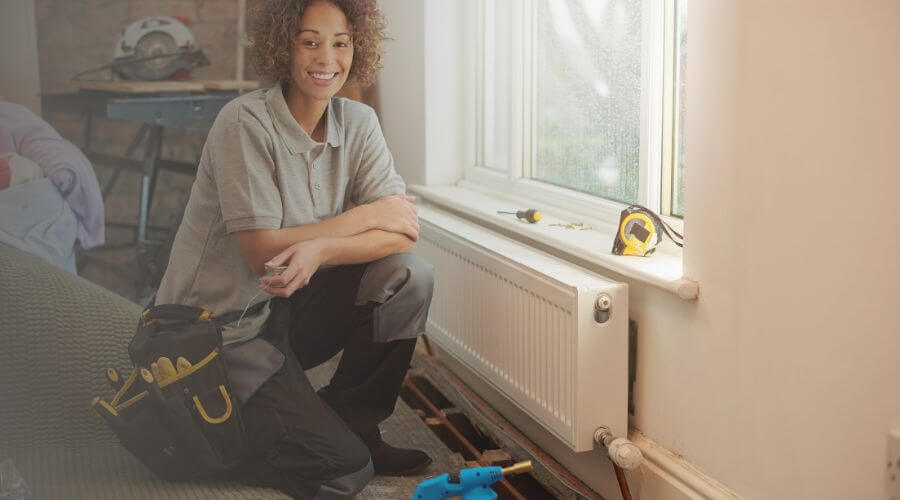 Local tankless water heater installation in Wanblee, SD